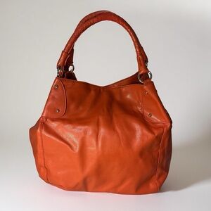 Chic Orange Hobo Bag